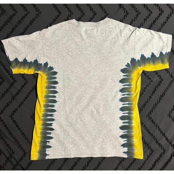 Vintage NFL Pittsburgh Steelers Retro Y2K Black / Yellow Tie-Dye T-shirt Medium - Picture 3 of 9